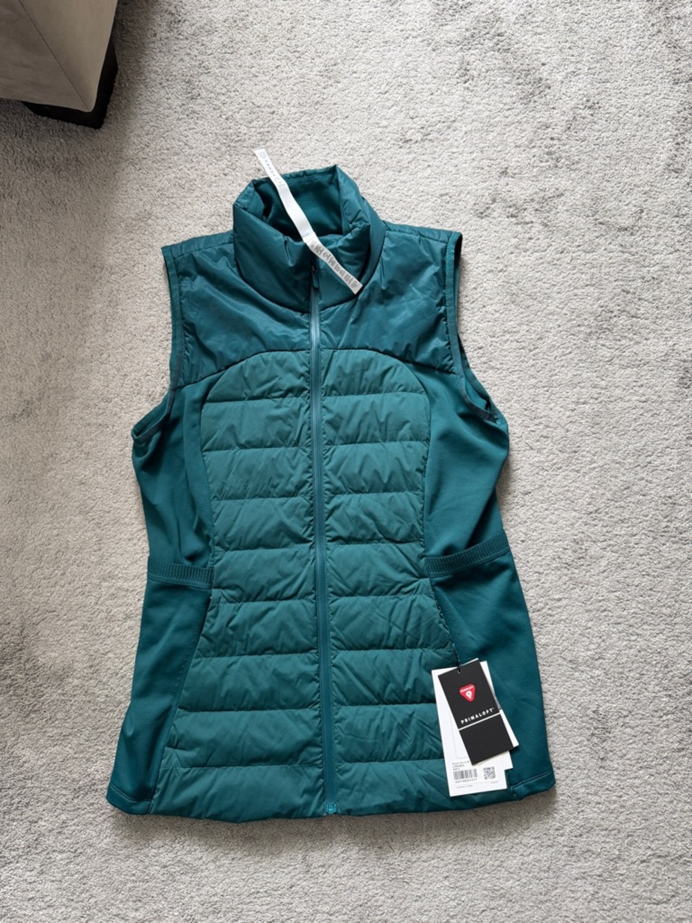 lululemon athletica NWT Down For It All Vest Size 12 in Storm Teal